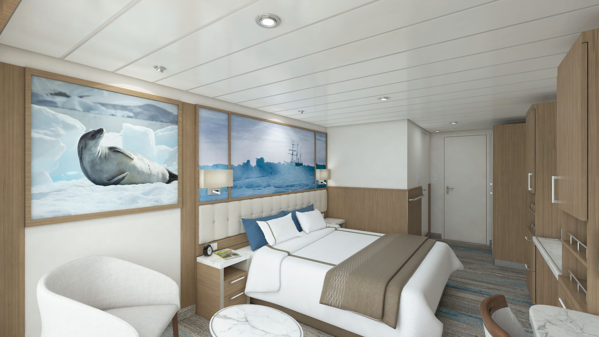 Greg Mortimer Balcony Stateroom Category B