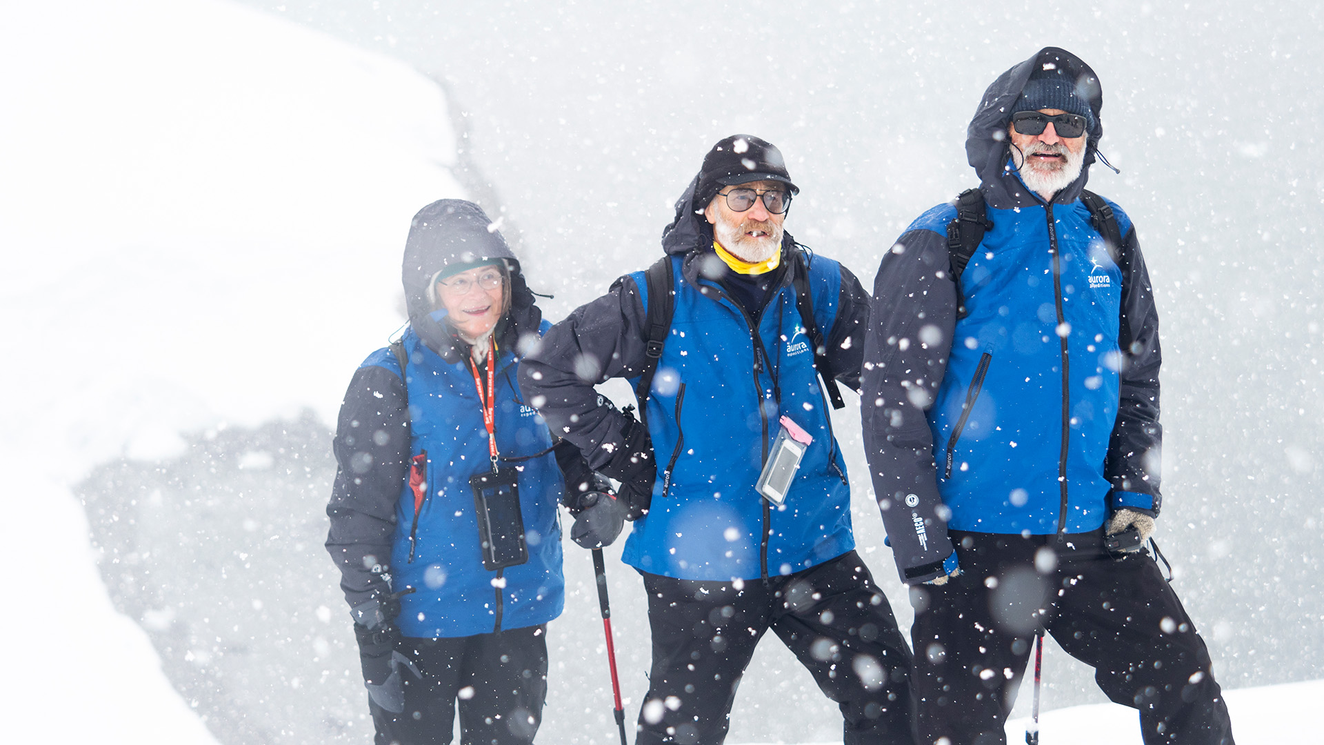 Expeditioners in the Snow, Antarctica, Lauren Bath-min