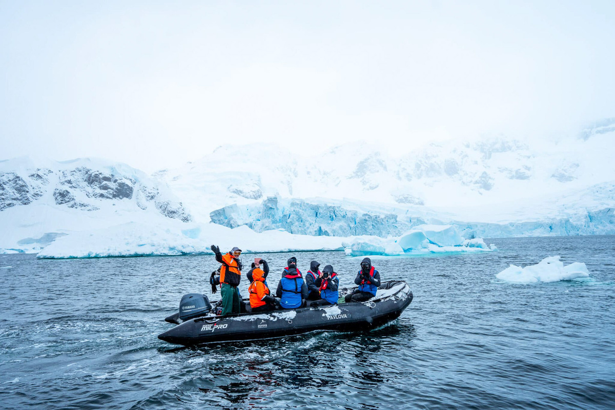 Croisière en Zodiac en Antarctique