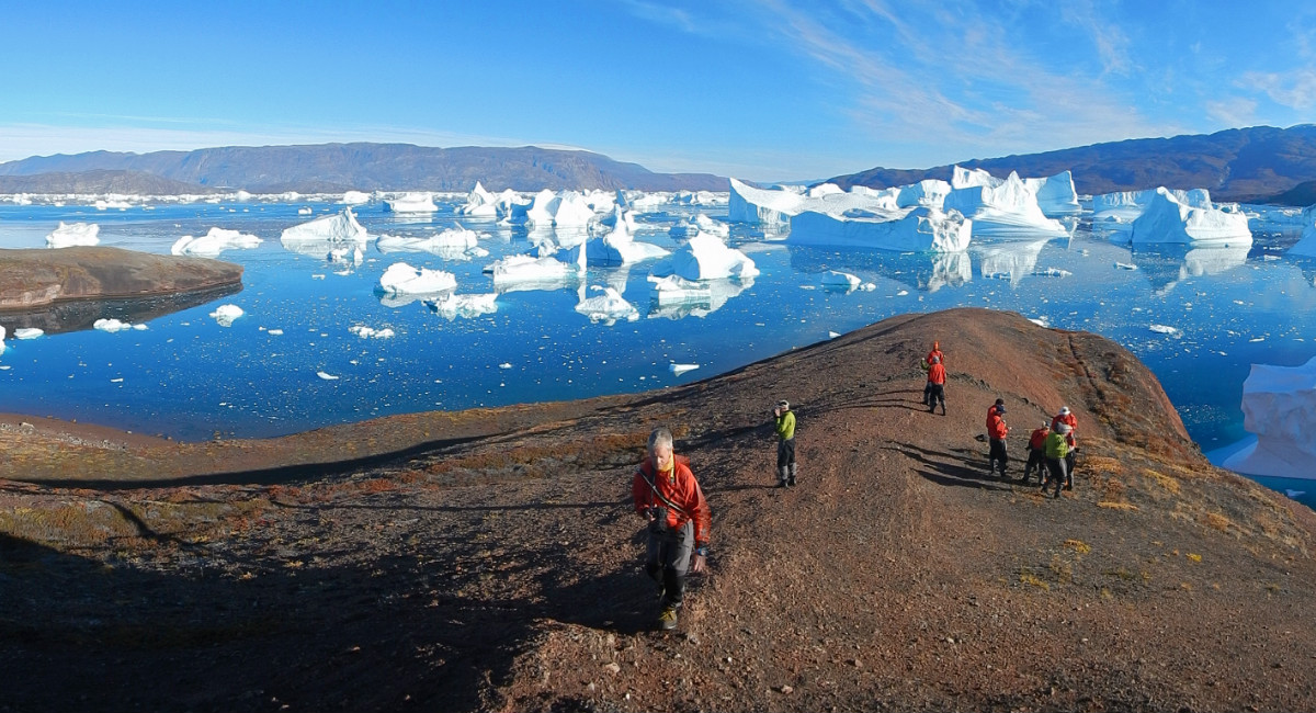 Iceberg alley in Scoresbysund