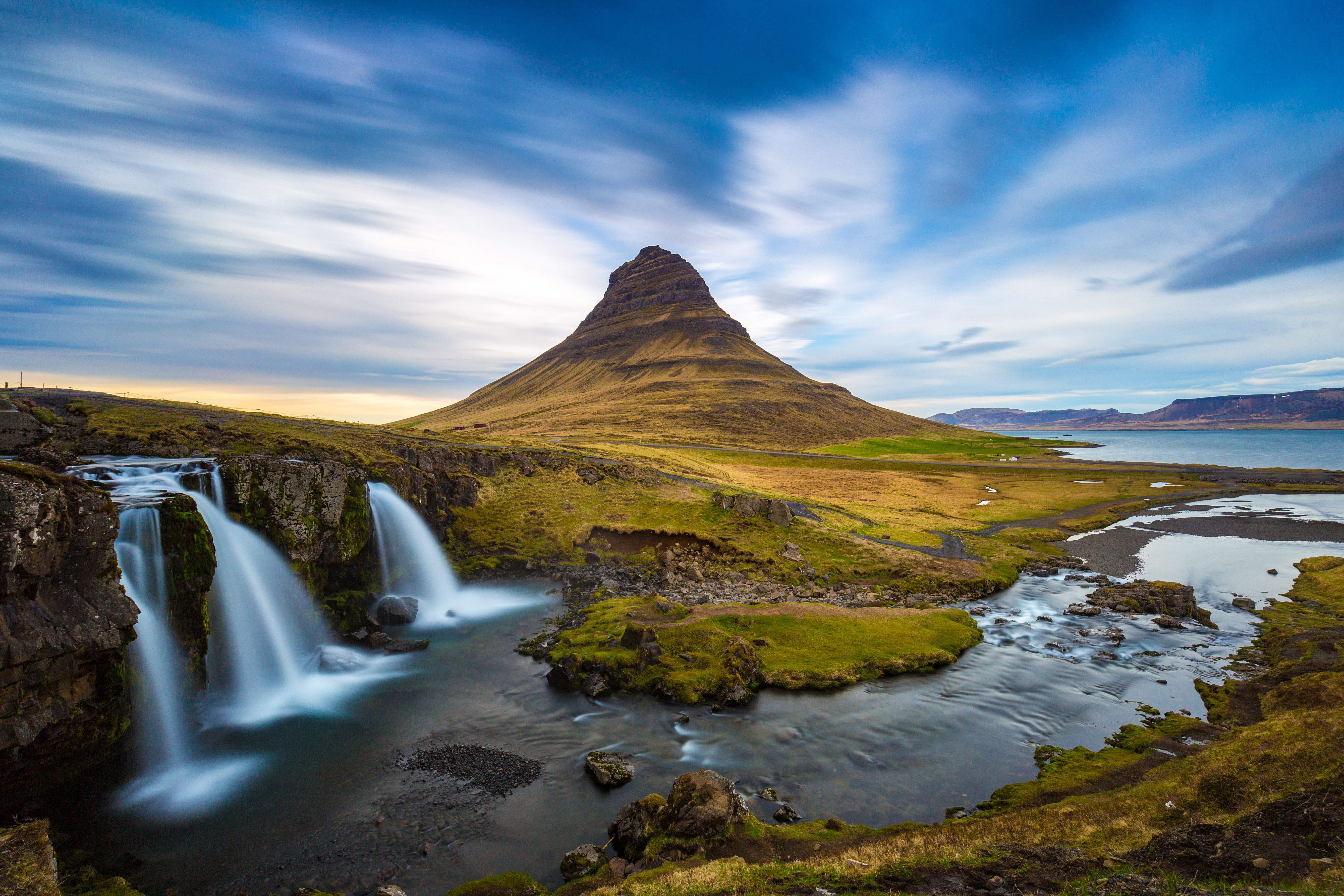 Kirkjufell Mountain at Sunset, Iceland; Shutterstock Kirkjufell Mountain at Sunset, Iceland; Shutterstock