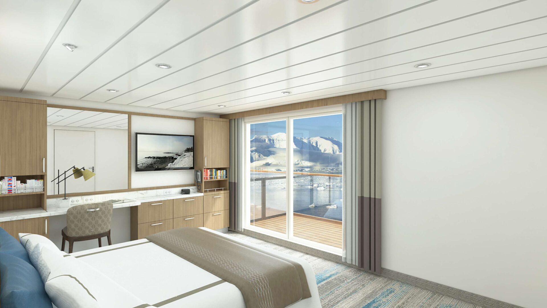 Greg Mortimer Balcony Stateroom Superior