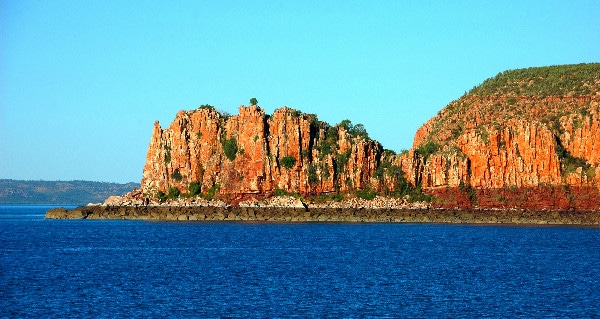 Stunning view of Steep Island/Raft Point on the Kimberley Coast
