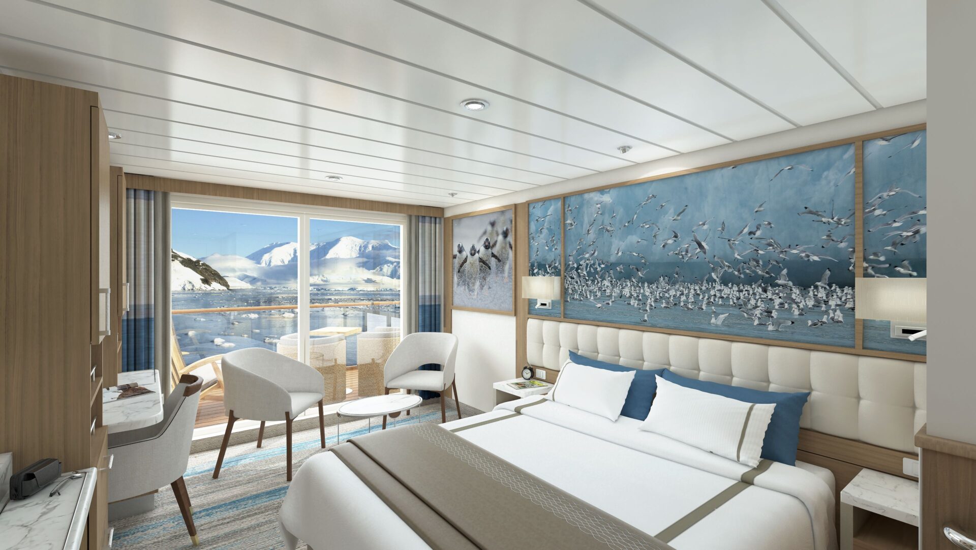 Greg Mortimer Balcony Stateroom Category C