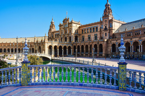 Seville Plaza de España, Seville, Spain, Axp photography
