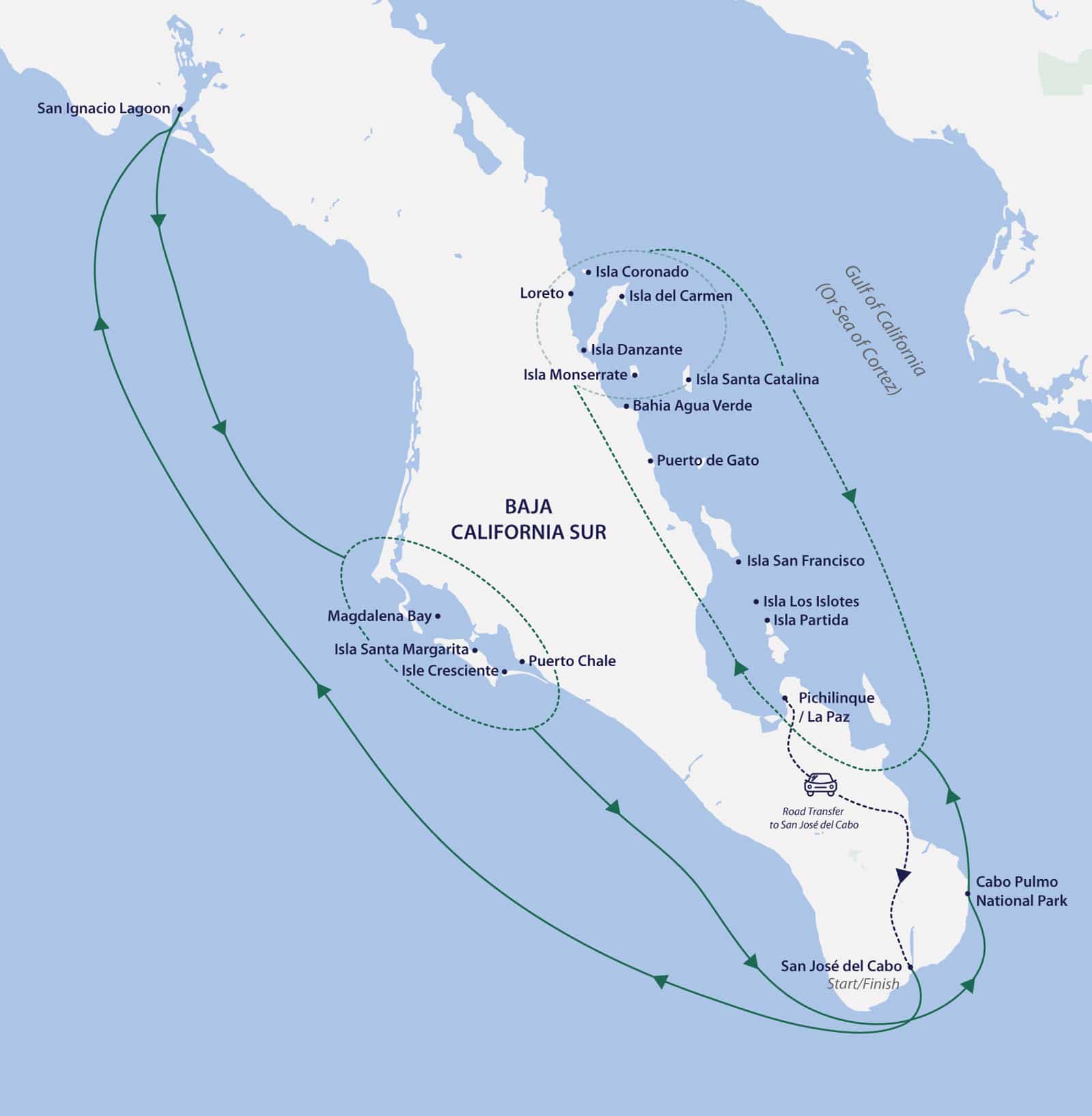 Baja California Odyssey Map