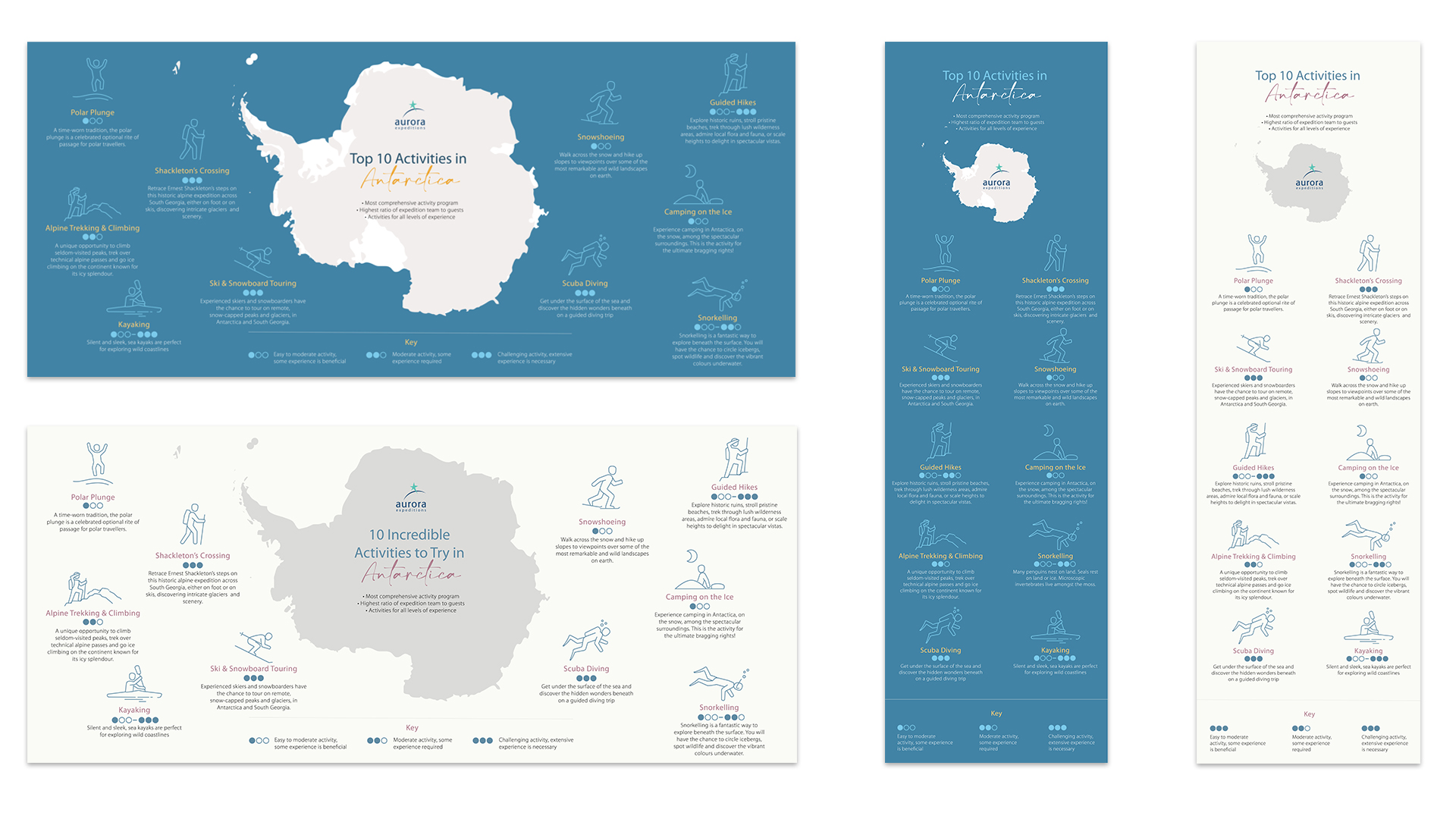 Antarctica Activities Infographic Download