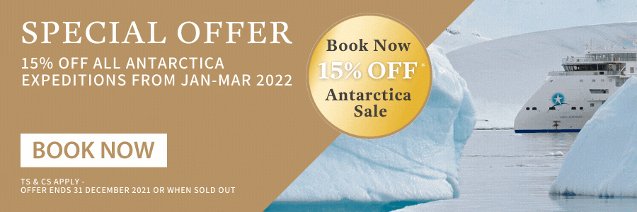 15% off Antarctica 2022